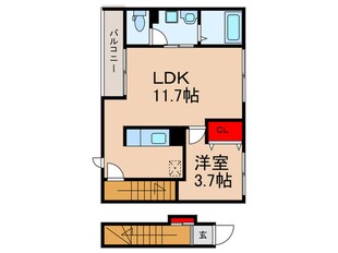 カレント六笠の物件間取画像